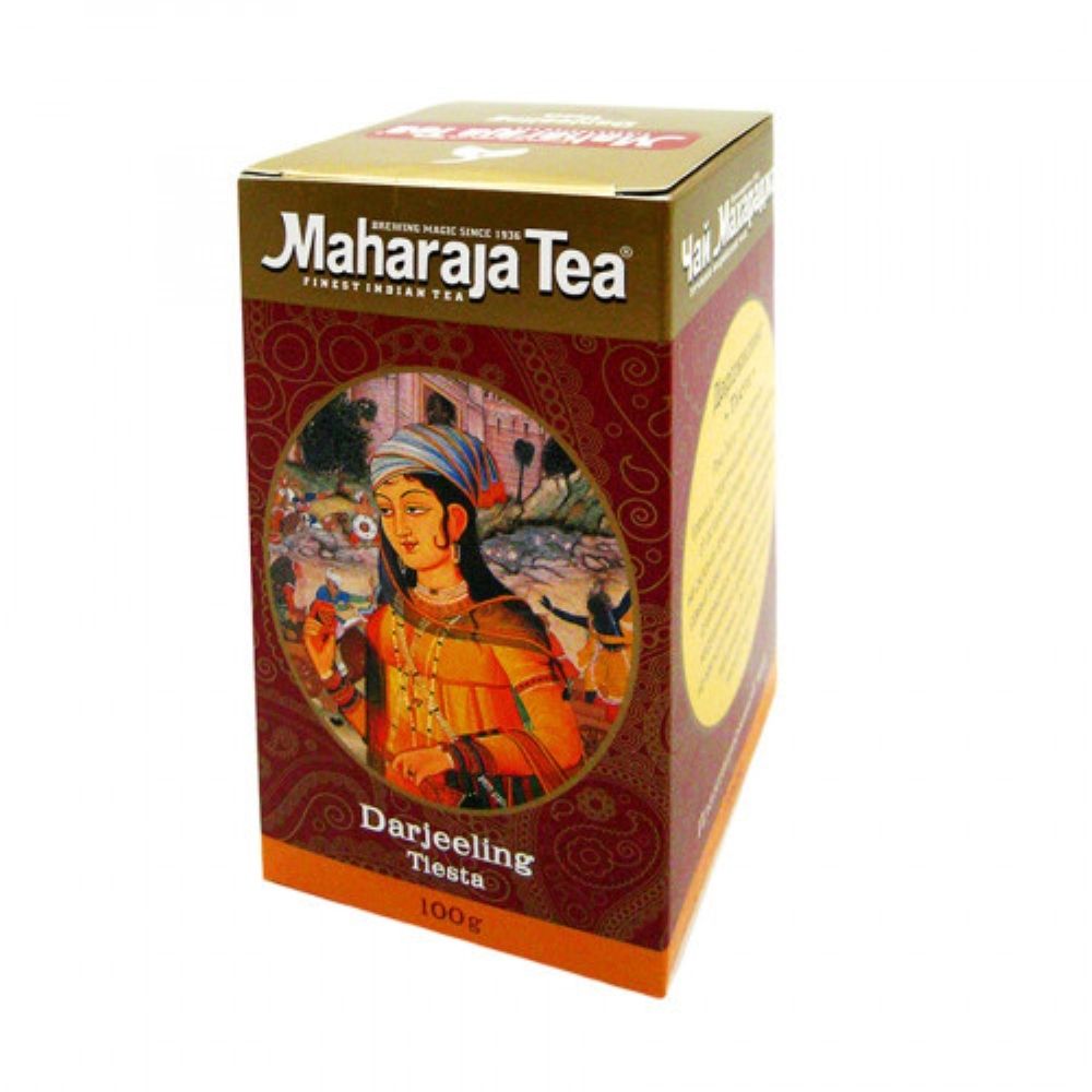 Чай чёрный Maharaja Tea Darjeeling Tiesta индийский байховый 100 г, 2 шт