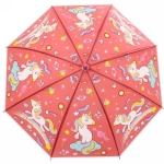Зонт детский полуавтомат «Ultramarine - Единорожек на луне», 8 спиц, d-85см, длина в слож. виде 68см ●