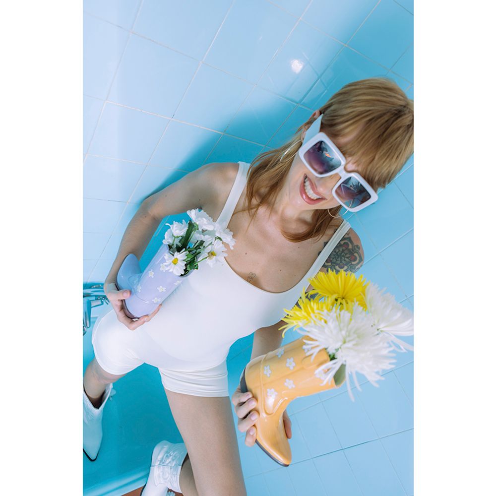 Ваза для цветов Rodeo, 22,5 см, лиловая