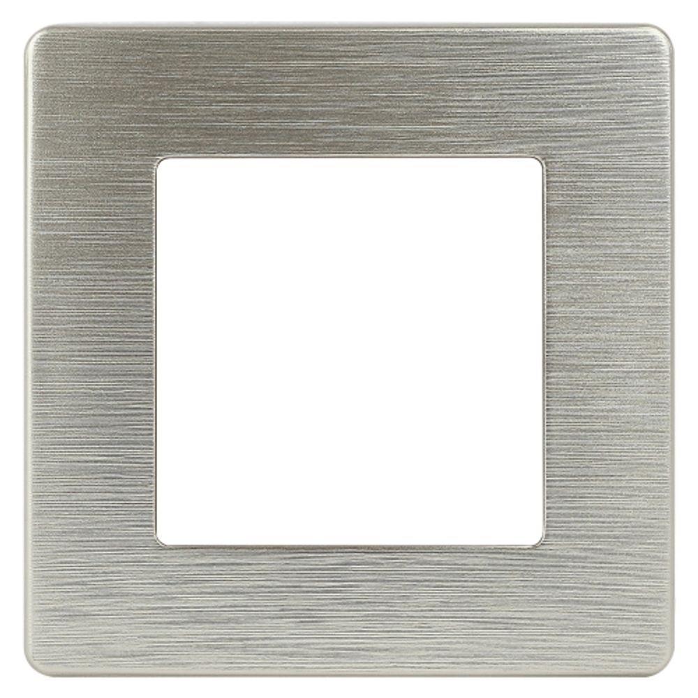 Рамка для розеток и выключателей ЭРА Серия 12 12-5101-04 на 1 пост, Сатин, шампань