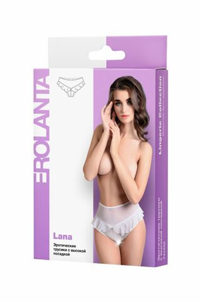 Эротические трусики Lana с высокой посадкой (Размер: 42-44) (Цвет: белый)