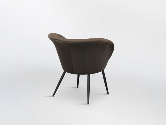 Ozome Кресло из коричневого бархата Испания La Forma