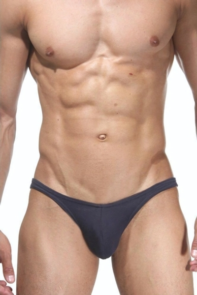 Темно-синие хлопковые слипы (Размер: L) (Цвет: темно-синий)