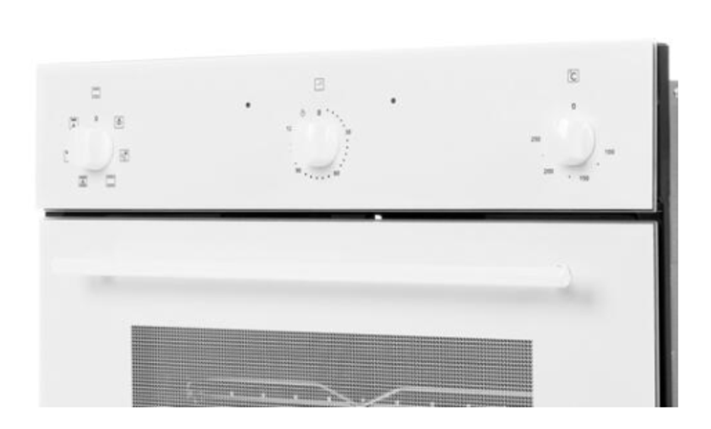 Электрический духовой шкаф Electronicsdeluxe 6006.03-002 ( белое,мех.ручки)