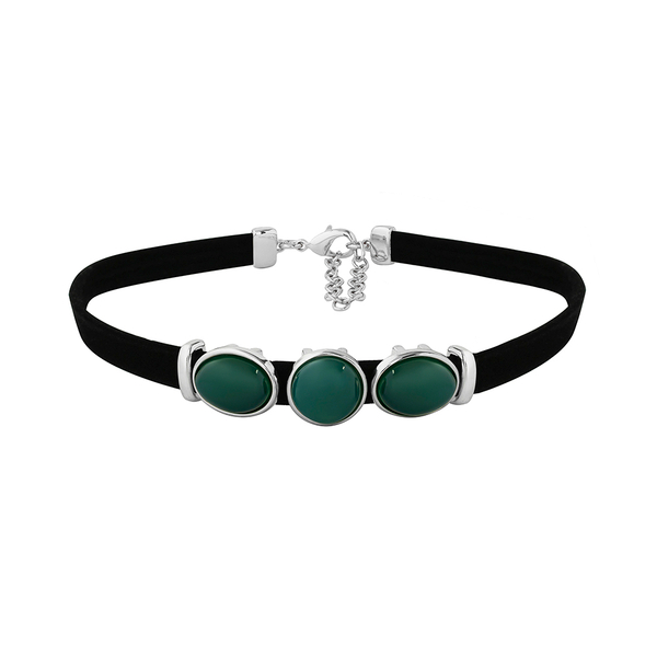 Чокер Possebon Pearl Green Agate B0207.17 G/S