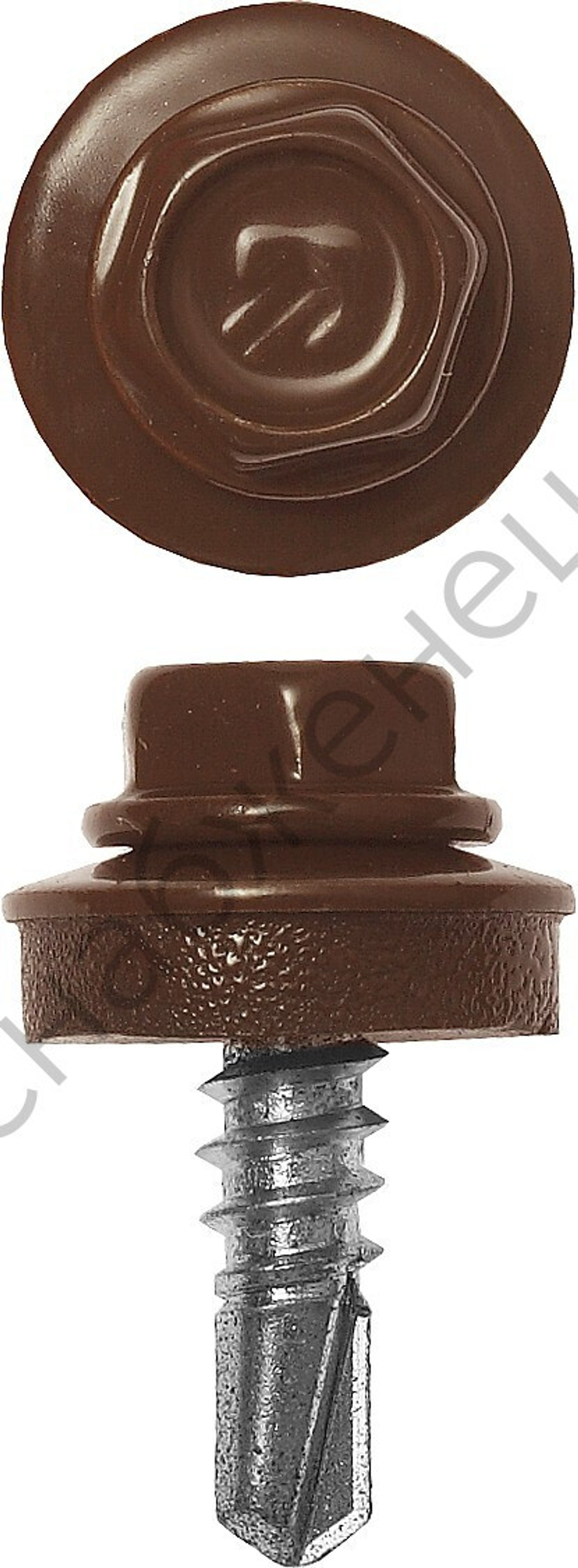 ЗУБР СКМ 8017 25 х 5.5 мм, шок.-коричн., кровельный саморез, 420 шт (4-300315-55-025-8017)