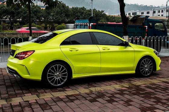 Пленка матовая салатовая Metal Flash Fluorescence Carbins