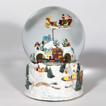 Новогодний шар со снегом "Сочельник"