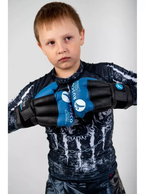 Перчатки для Рукопашного боя Rusco Sport Синие Детские