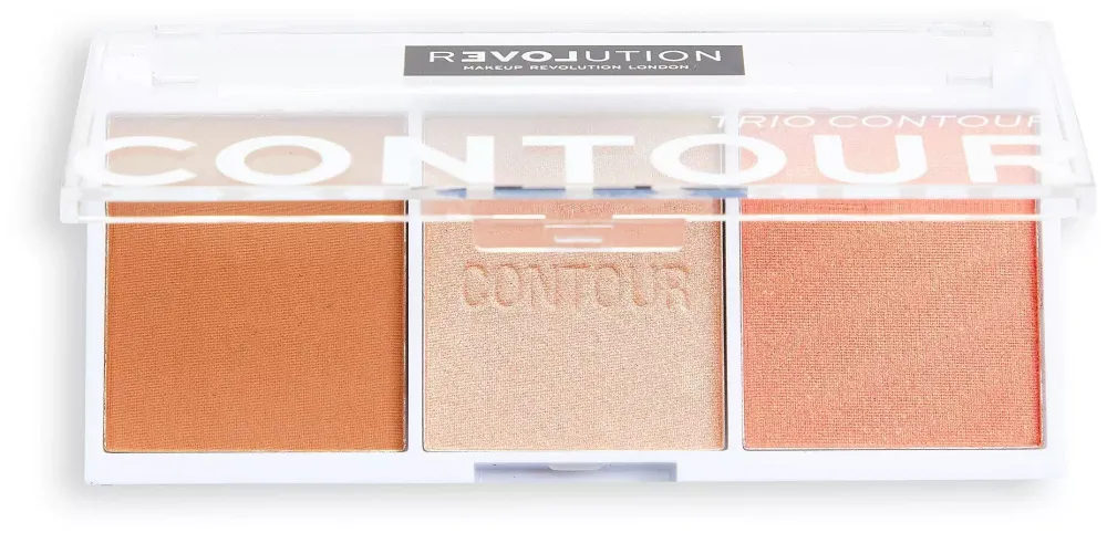 Хайлайтер для лица Палетка для скульптурирования Revolution Contour Trio - Sugar