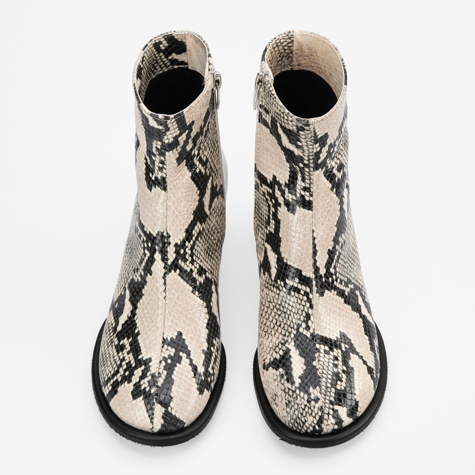 Ботильоны Inga Snake Milky