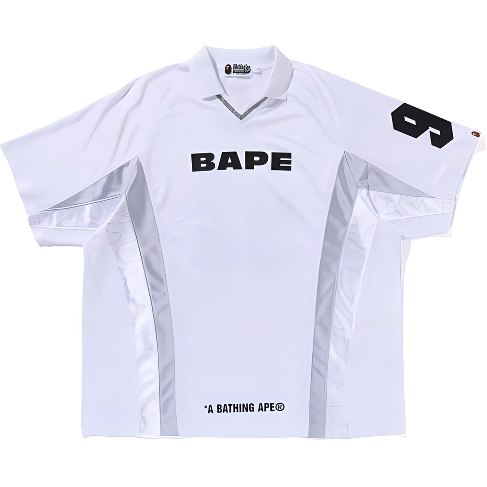 A Bathing Ape Bathing Ape Ss24 Soccer Jerseys белый