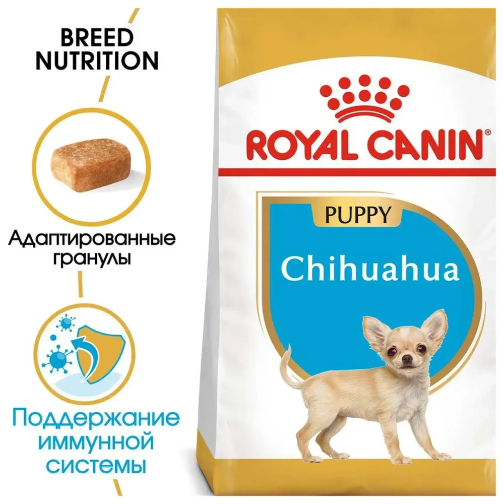 Корм Royal Canin Chihuahua Puppy для щенков от 2 до 8 месяцев, 500г