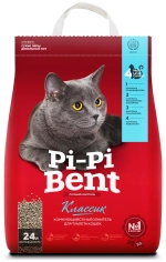 Наполнитель"Pi-Pi Bent" Классик 10 кг крафт-пакет (24 л)