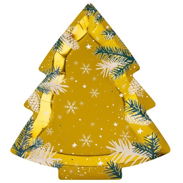 Тарелки "Изумрудная зима - Елочка" 27 см