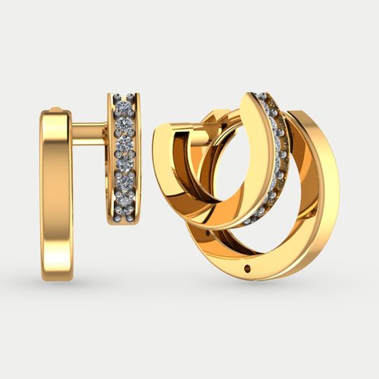 Серьги золотые