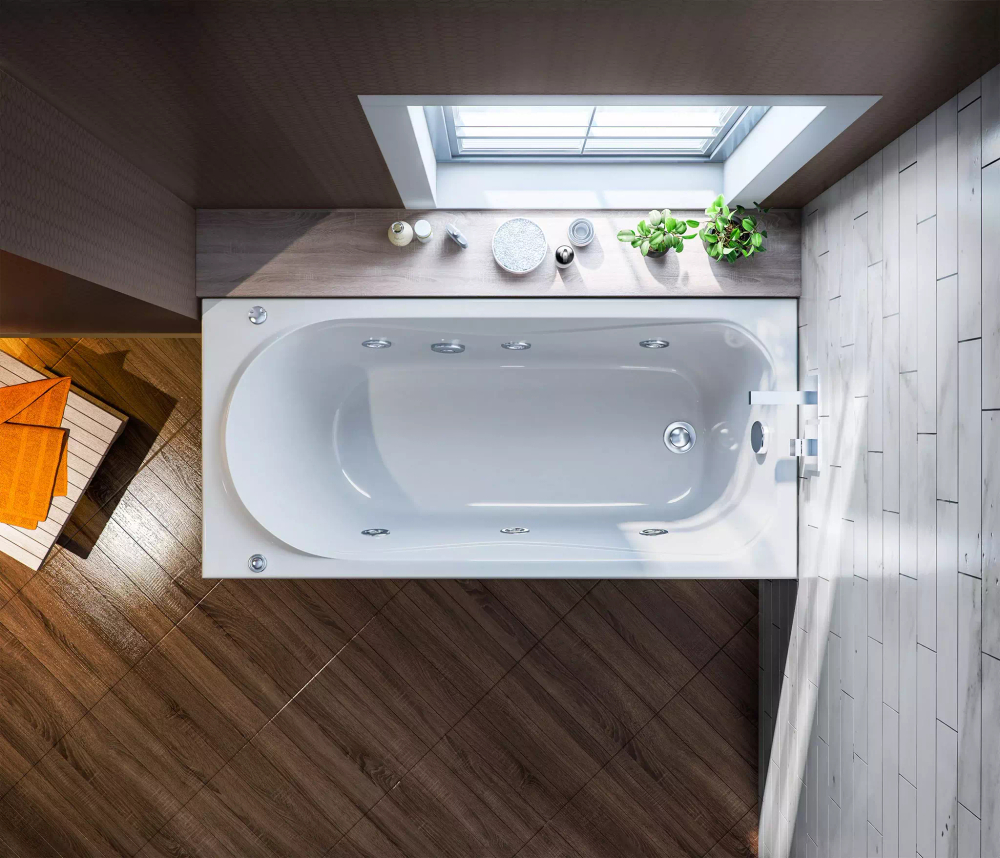 Акриловая ванна Bas (Бас) Верона 150x70, с каркасом