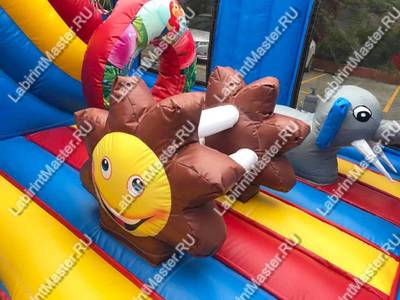 Надувной батут "Яркий цирк" 5*5*3м