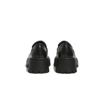 SHUXI Loafers Women"s Black/Brown