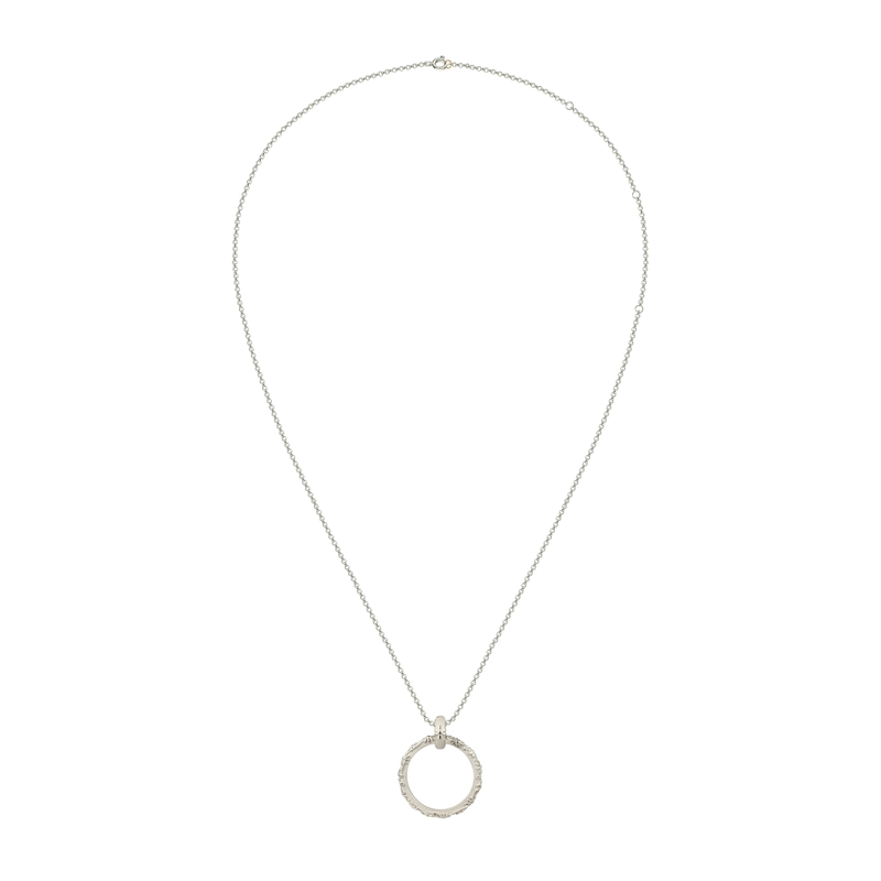 Колье с Кольцом для Очков – Серебро