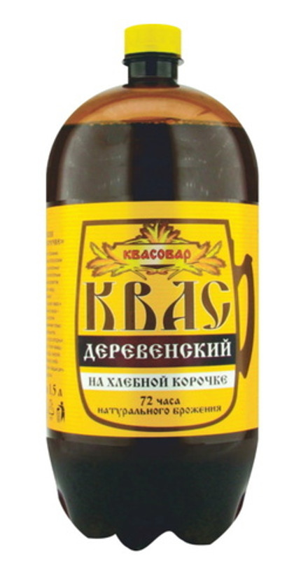 Квас "Деревенский" на хлебной корочке 1,5л. Квасовар