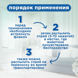 Успокоительный спрей Стоп Проблема для кошек и собак, 25