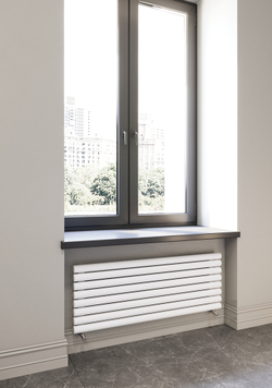 Низкие дизайн-радиаторы 42 186мм с нижним подключением