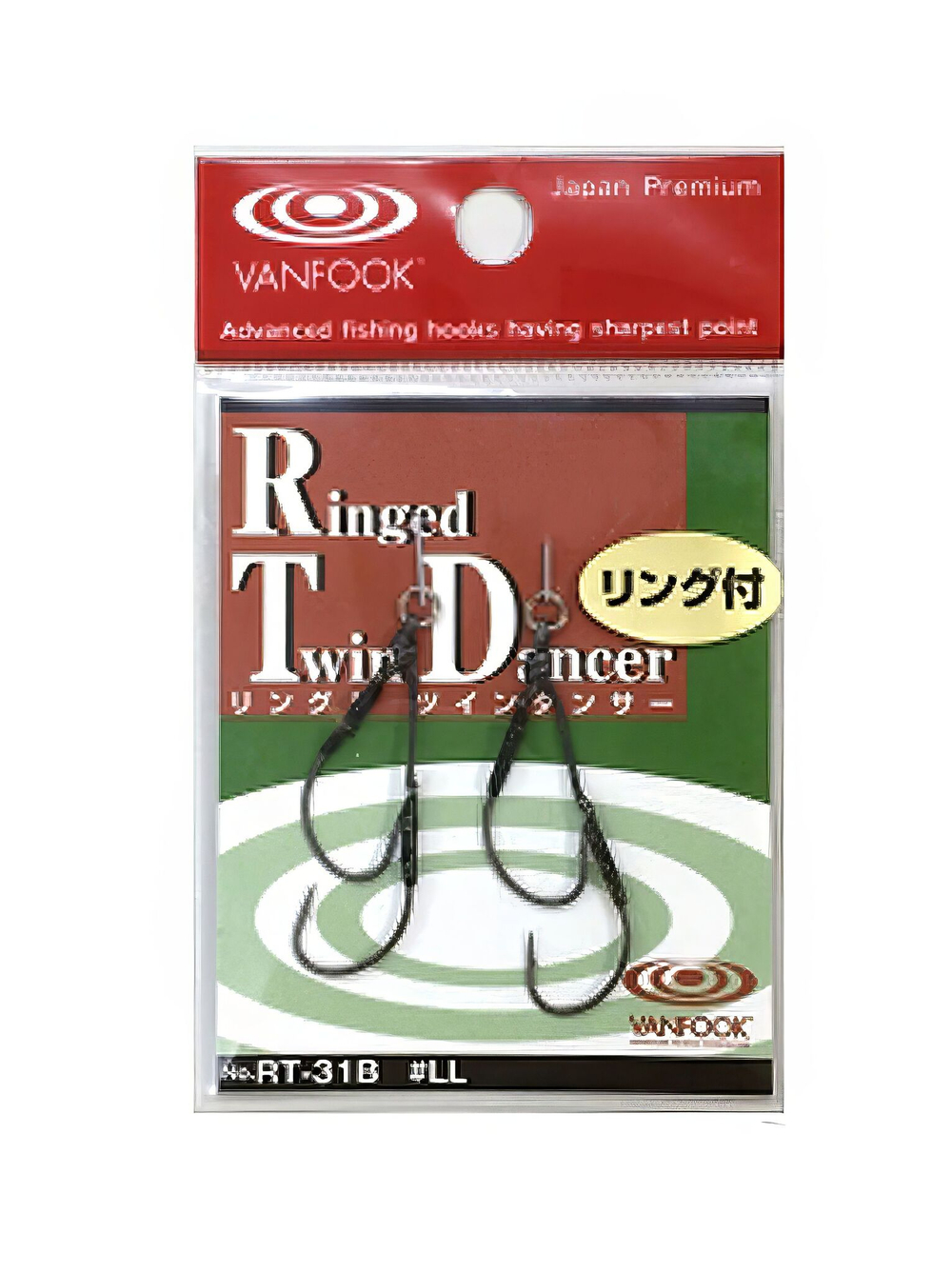 Крючок двойной VANFOOK RT-31B #LL; 2 шт.