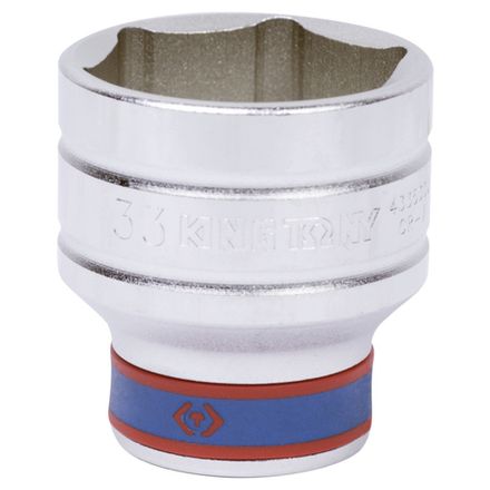 Цена на KING TONY (433533M) Головка торцевая стандартная шестигранная 1/2", 33 мм