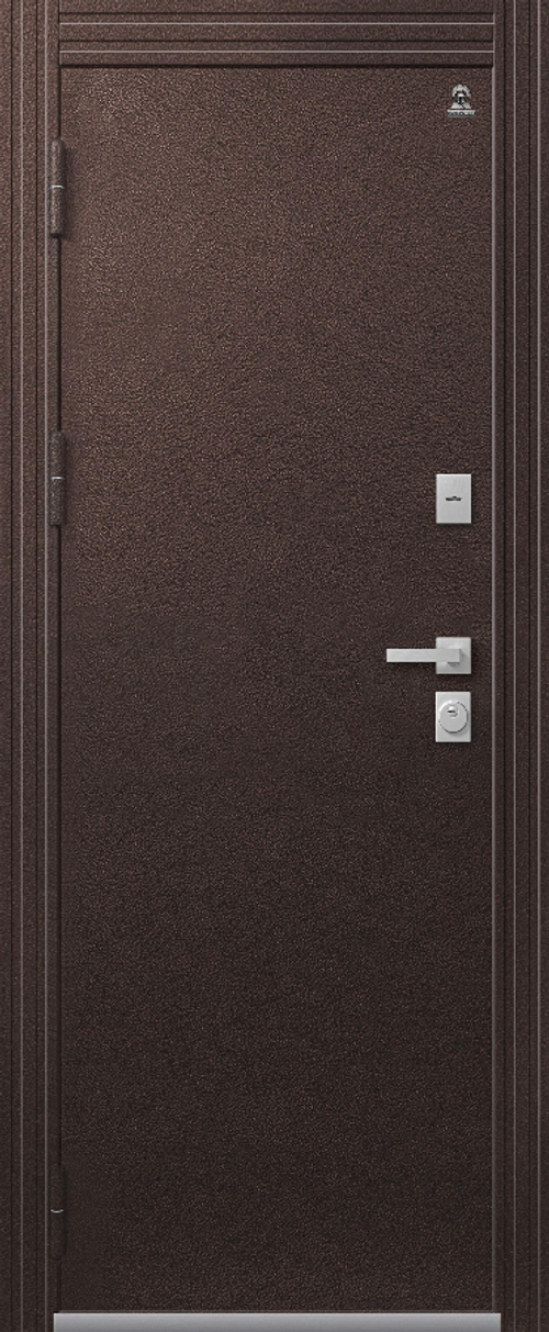 Стальная дверь Т-2 Шоколадный муар