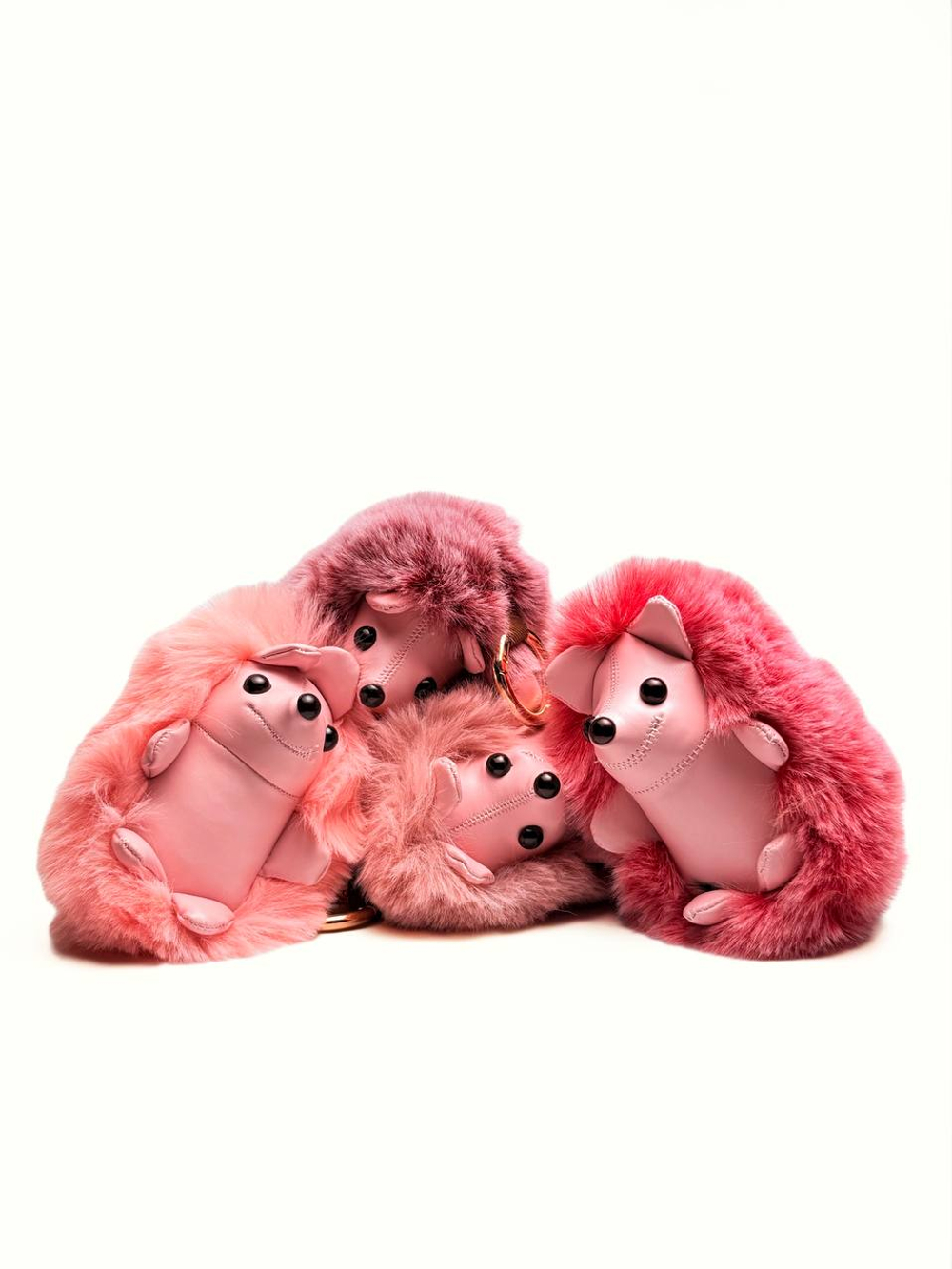 Мягкие брелоки "Ежики" 12-13 см оптом