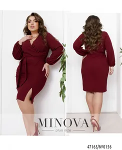 Платье 0156-Бордо Minova
