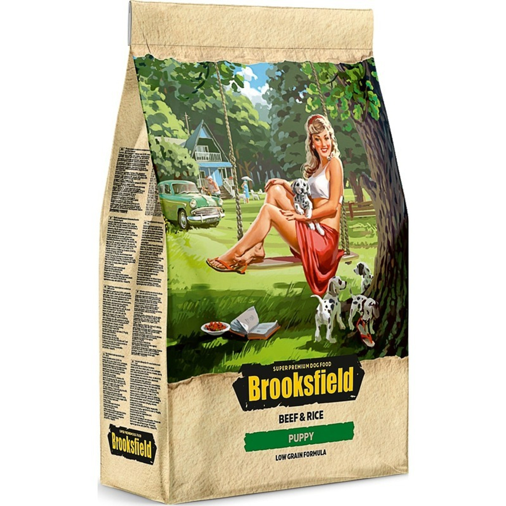 BROOKSFIELD Сухой корм для щенков с говядиной и рисом 0,8 кг