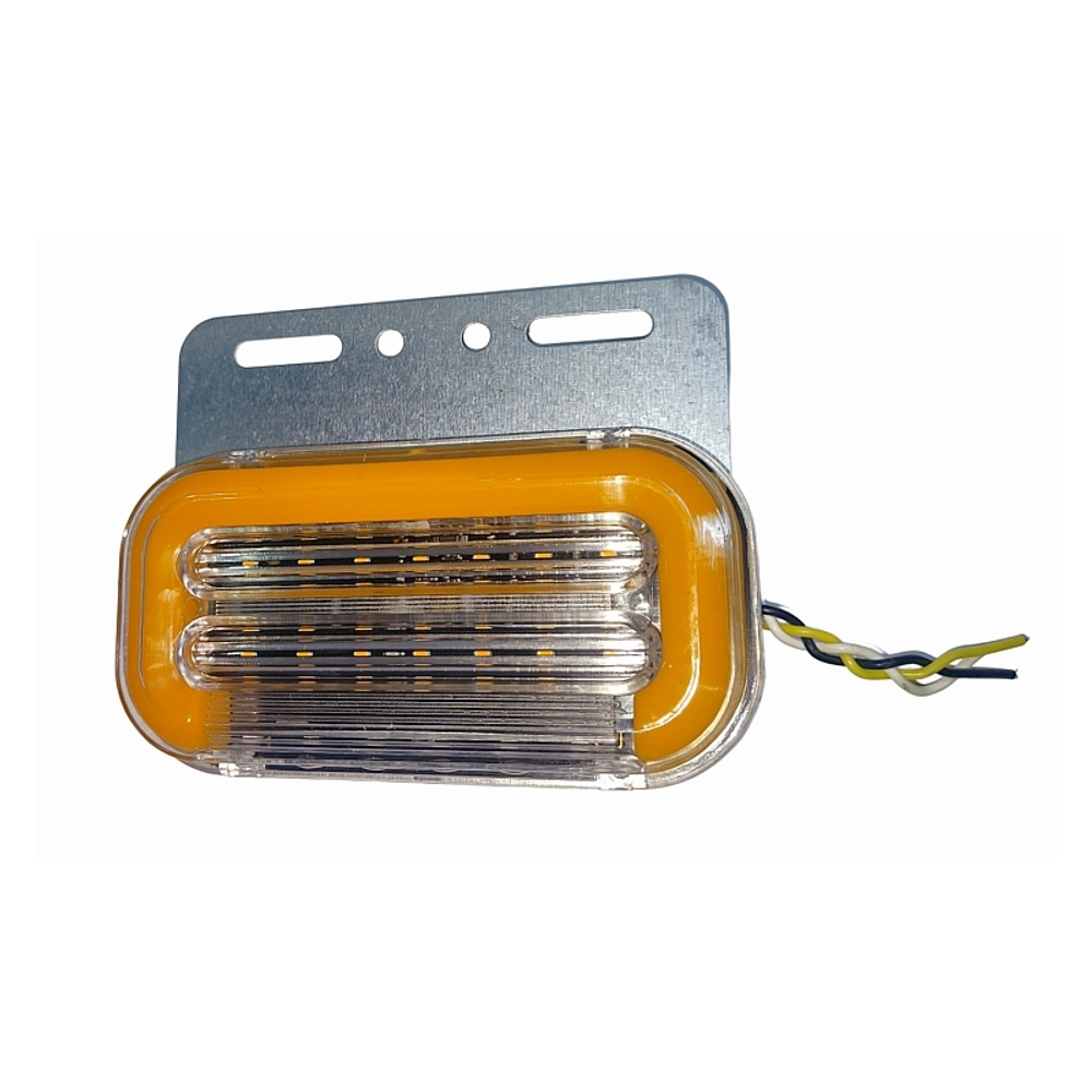 Фонарь габаритный 1310024 желтый универсальный с неоновым светом, с нижней белой подсвет (ТехАвтоСв)