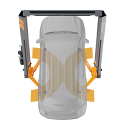 WDK-526 Подъемник двухстоечный с верхней синхронизацией 4,2 тонны, одност. разбл., 380В