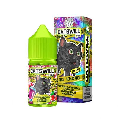 Жидкость CATSWILL Sour Salt 2% STRONG 30 ml