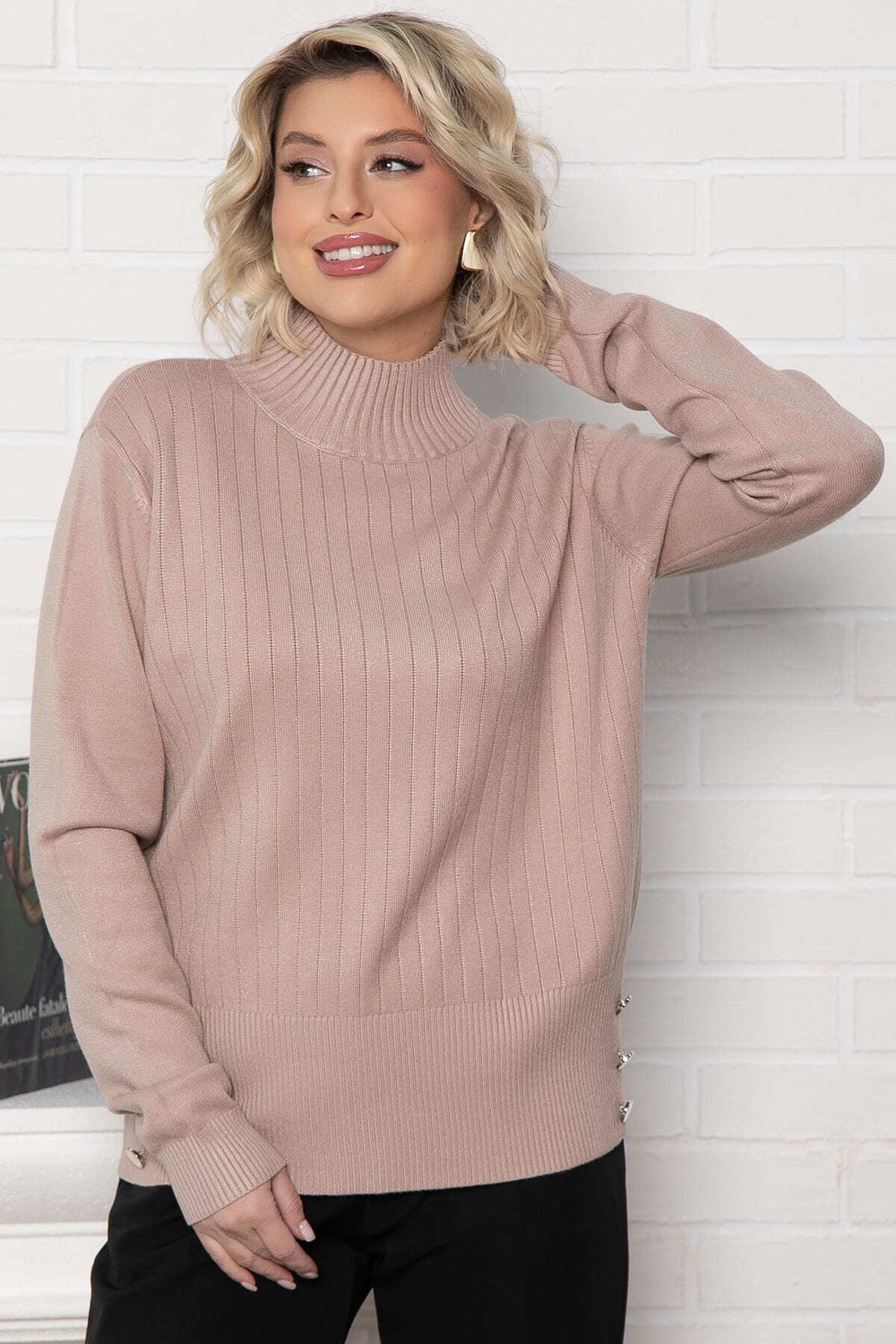 Джемпер Морозко (бежевый) Б14961-18М LT Collection