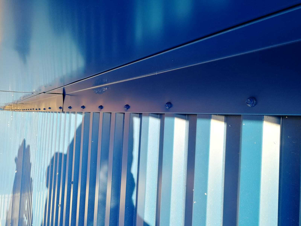 Монтаж и постава материала на кровлю склада, Площадь кровли 1000 м2