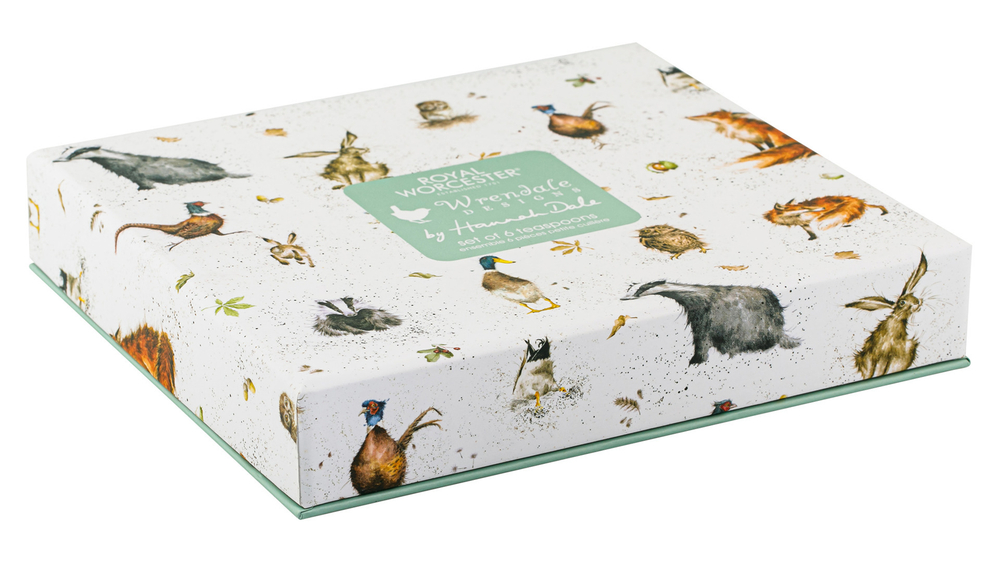 Набор вилок десертных 6шт 15см Royal Worcester Забавная фауна