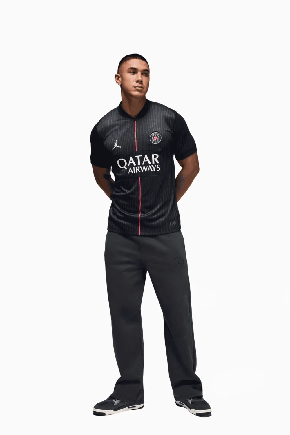 Футболка Nike PSG x Jordan 25/26 4th Stadium - черный