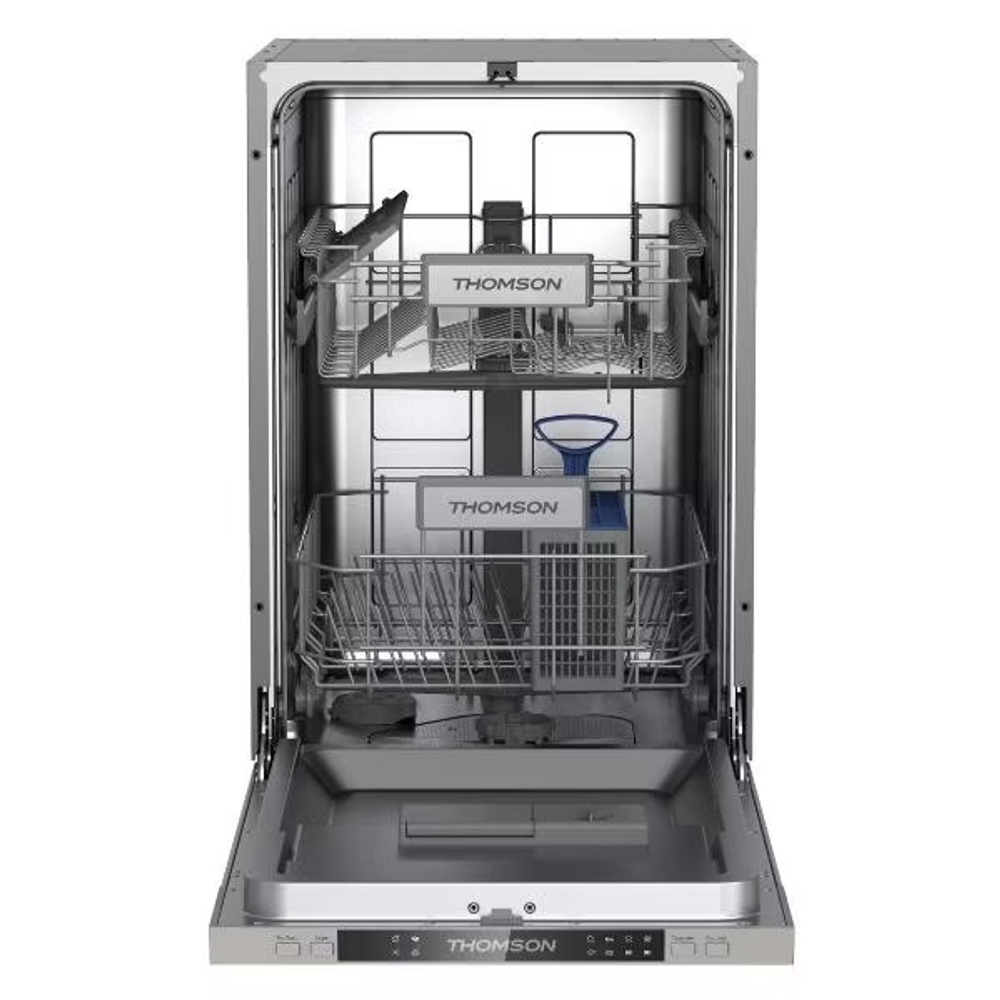 Встраиваемая посудомоечная машина Thomson DB30S52I01 9 комплектов, 10 л, 815x448x558, конденсационная, серебристый