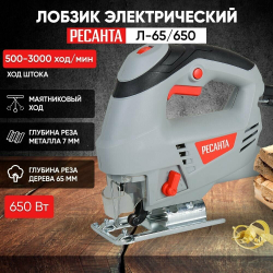 Лобзик электрический РЕСАНТА Л-65/650