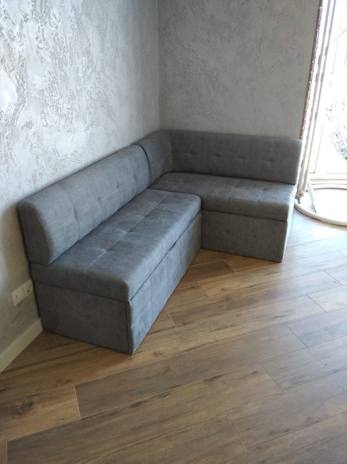 Диван угловой Лорд с прямым углом СП (серый)