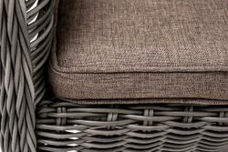 "Эспрессо-80 R" обеденная группа плетеная, цвет графит