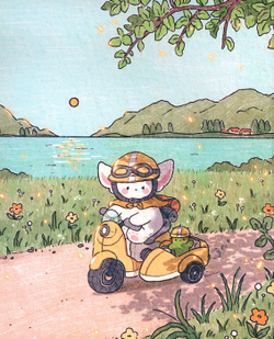 Sogumi's Desert Fox. Coloring book