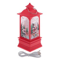 GAEM Изделие декоративное "Фонарь" (подсвет, AAAх3 н/п +USB) L7,5 W7,5 H20 см, 5в.
