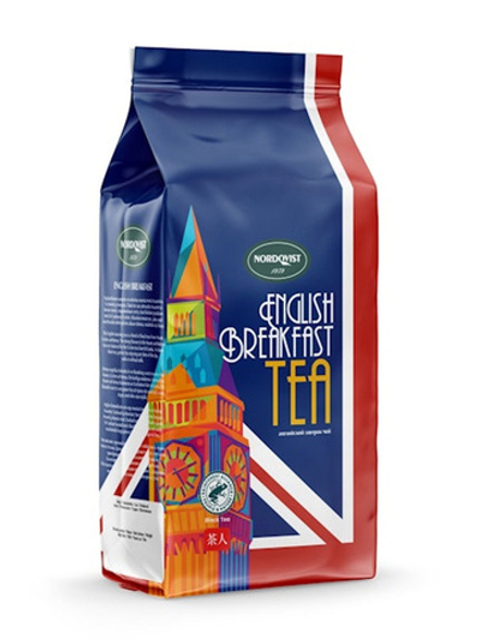 Чай чёрный листовой Nordqvist English Breakfast 800 г, Нордквист Английский Завтрак, чай высшего сорта