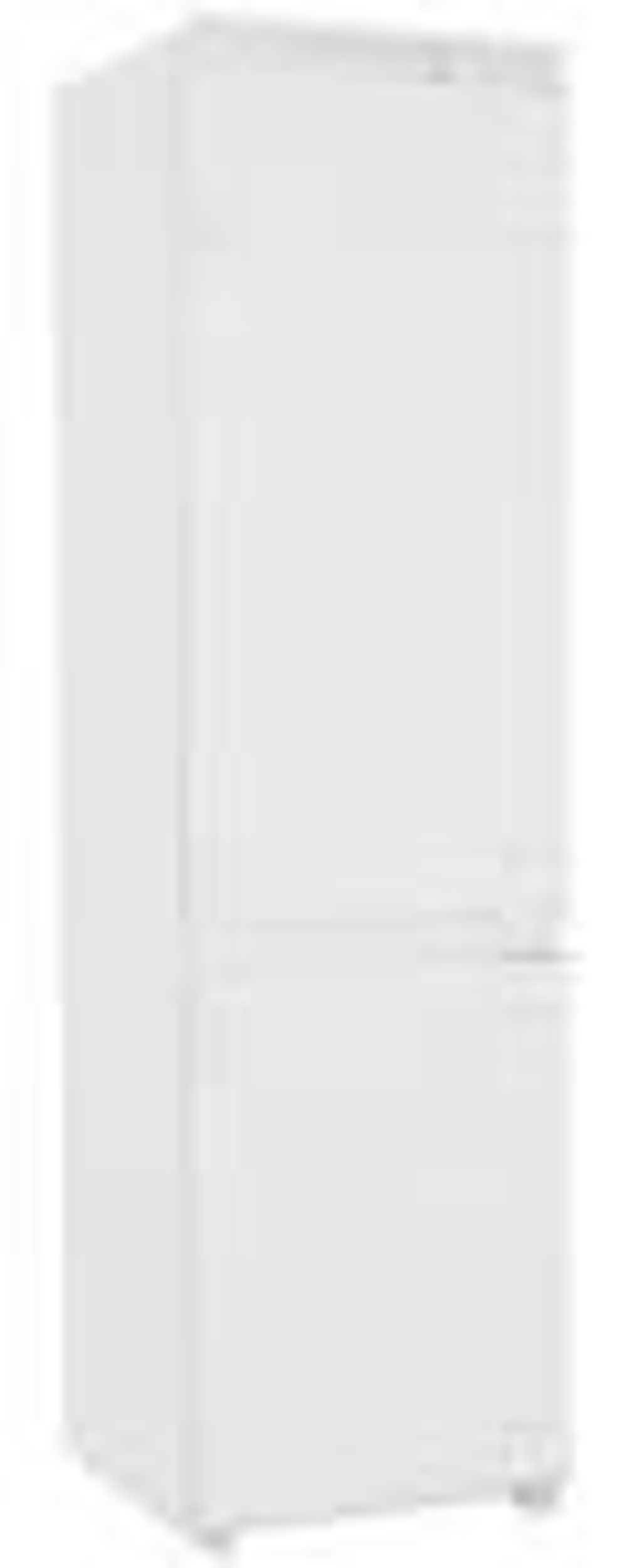 Встраиваемый двухкамерный холодильник Zugel ZRI2000FNF