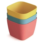 Горшок для суккулентов Фьюжн 0,6л набор 3 шт С378КОЛ