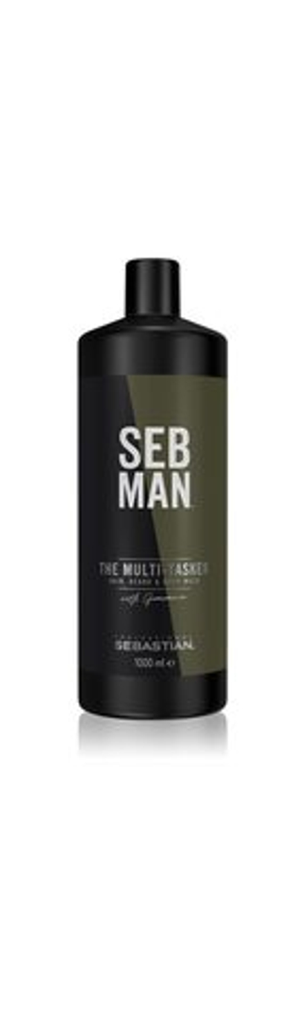 Sebastian Professional SEB MAN The Multi-tasker - шампунь для волос, бороды и тела /   1000  ml  / GTIN 3614226742186